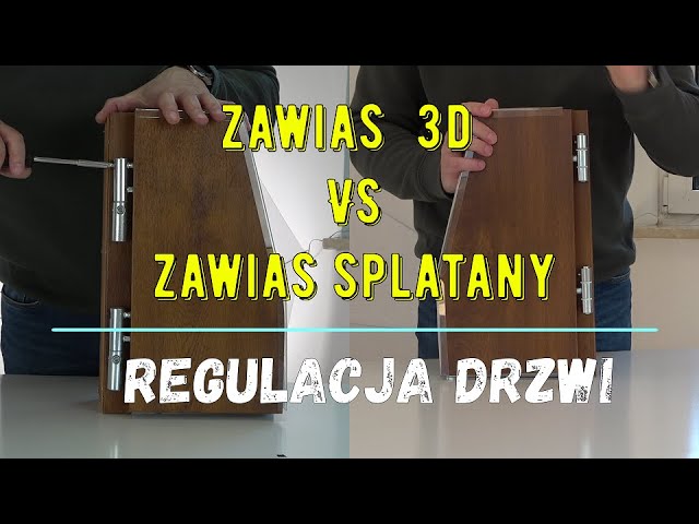 Jak wyregulować drzwi, które źle przylegają lub ciężko się domykają? - YouTube